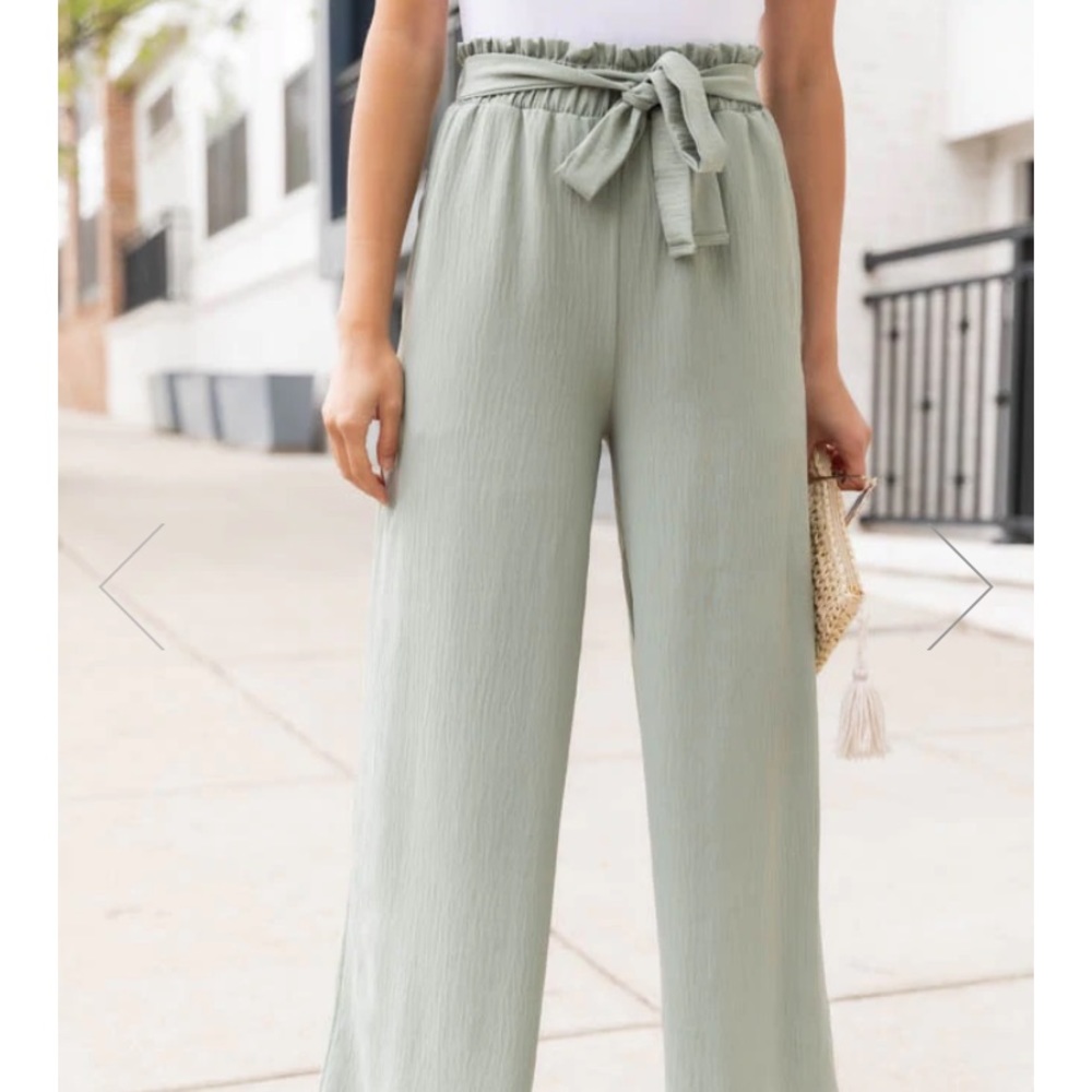 Pink lily pants